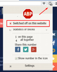Çaktivizo AdBlock Plus për moviemakeronline.com në Chrome dhe Opera